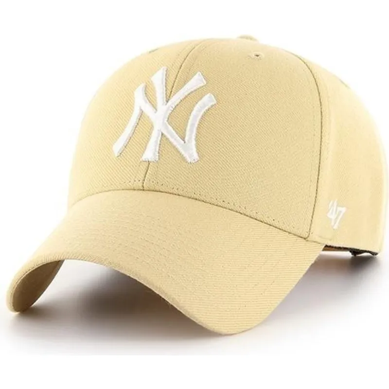 mutzen-gebogen-gelb-snapback-oro-claro-der-new-york-yankees-mlb-von-47-brand mutzen-gebogen-gelb-snapback-oro-claro-der-new-york-yankees-mlb-von-47-brand