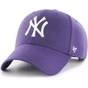 gorra-curva-violeta-snapback-de-new-york-yankees-mlb-mvp-de-47-brand