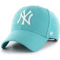 mutzen-gebogen-grun-snapback-turquesa-der-new-york-yankees-mlb-von-47-brand