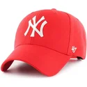 cappellino-curvo-rosso-snapback-dei-new-york-yankees-mlb-mvp-di-47-brand