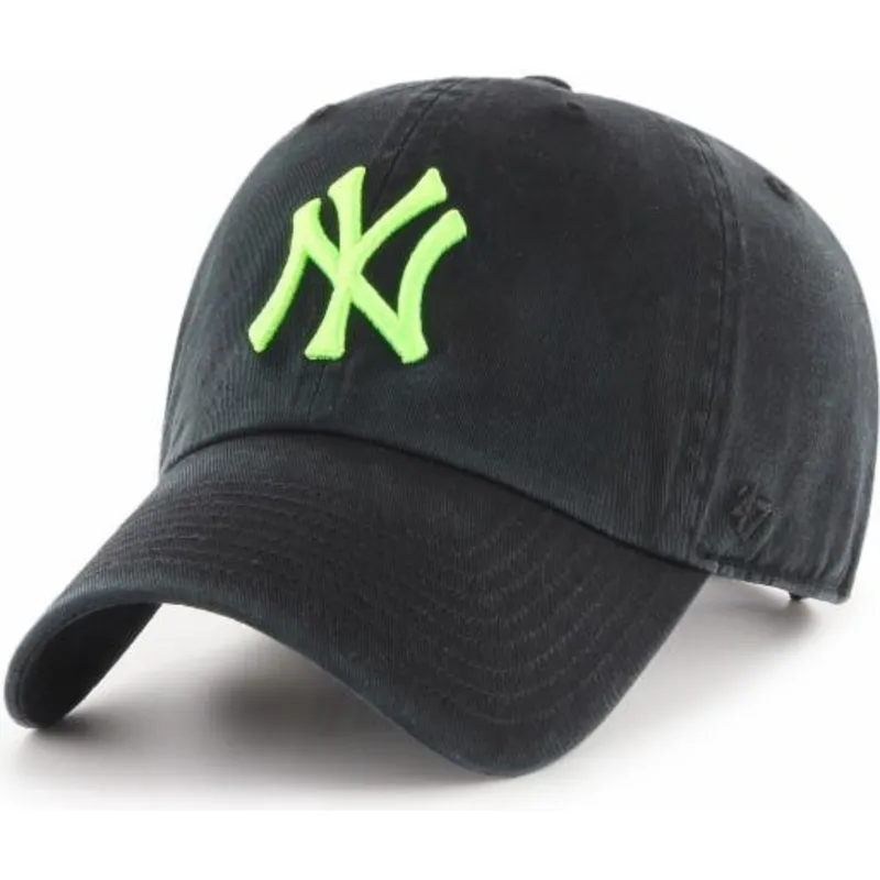 cappelli-curva-nero-cinghia-regolabile-dei-new-york-yankees-mlb-di-47-brand
