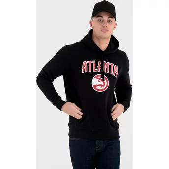 New Era Atlanta Hawks NBA Pullover Hoodie Kapuzenpullover Sweatshirt schwarz