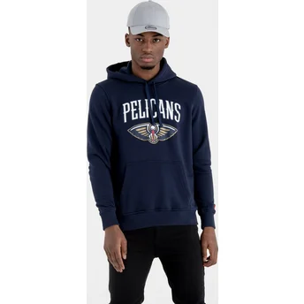 Bluza z kapturem ciemnoniebieska Pullover Hoody New Orleans Pelicans NBA New Era