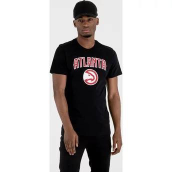 T-shirt à manche courte noir Atlanta Hawks NBA New Era