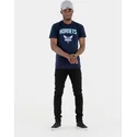 magliette-manica-corta-blu-marino-de-dei-charlotte-hornets-nba-di-new-era
