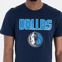 magliette-manica-corta-blu-marino-de-dei-dallas-mavericks-nba-di-new-era