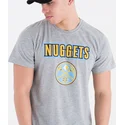 magliette-manica-corta-grigio-de-dei-denver-nuggets-nba-di-new-era
