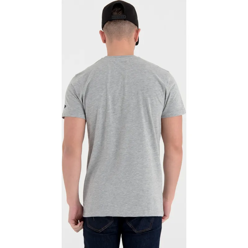 magliette-manica-corta-grigio-de-dei-los-angeles-clippers-nba-di-new-era