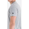 magliette-manica-corta-grigio-de-dei-los-angeles-clippers-nba-di-new-era