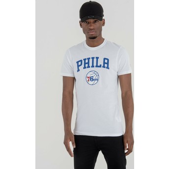 New Era Philadelphia 76ers NBA T-Shirt weiß