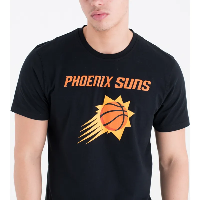 magliette-manica-corta-nero-de-dei-phoenix-suns-nba-di-new-era