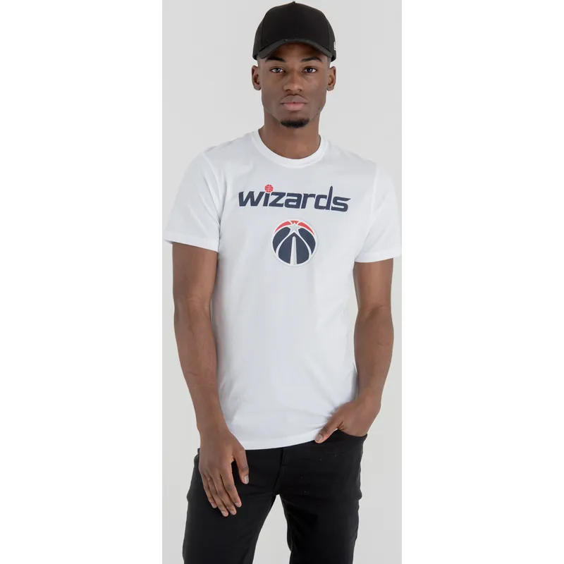 magliette-manica-corta-bianco-de-dei-washington-wizards-nba-di-new-era