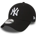 gorra-curva-negra-ajustable-9forty-essential-de-new-york-yankees-mlb-de-new-era