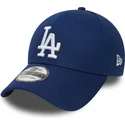 mutzen-gebogen-blau-angepasst-39thirty-essential-der-los-angeles-dodgers-mlb-von-new-era