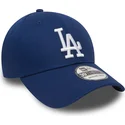 wyginieta-czapka-niebieska-obcisla-39thirty-essential-los-angeles-dodgers-mlb-new-era