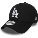 wyginieta-czapka-czarna-obcisla-39thirty-essential-los-angeles-dodgers-mlb-new-era