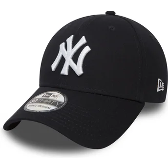 Cappellino curvo blu navy regolabile 39THIRTY Classic dei New York Yankees MLB di New Era