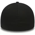 cappellino-visiera-curva-nero-con-logo-nero-aderente-39thirty-classic-di-new-york-yankees-mlb-di-new-era