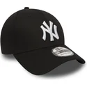 wyginieta-czapka-czarna-obcisla-39thirty-classic-new-york-yankees-mlb-new-era