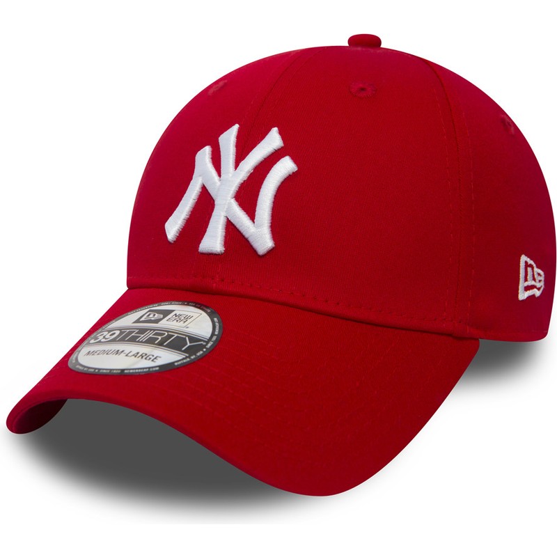 Cappellino visiera curva rosso aderente 39THIRTY Classic di New York Yankees  MLB di New Era: Caphunters.ch
