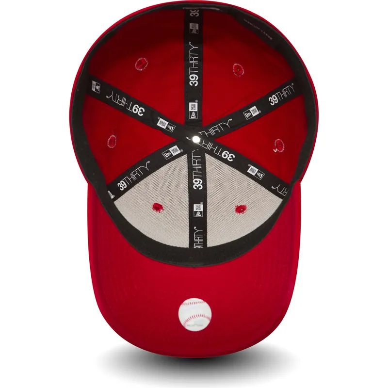 czerwona-dopasowana-czapka-z-zakrzywionym-daszkiem-39thirty-classic-new-york-yankees-mlb-new-era