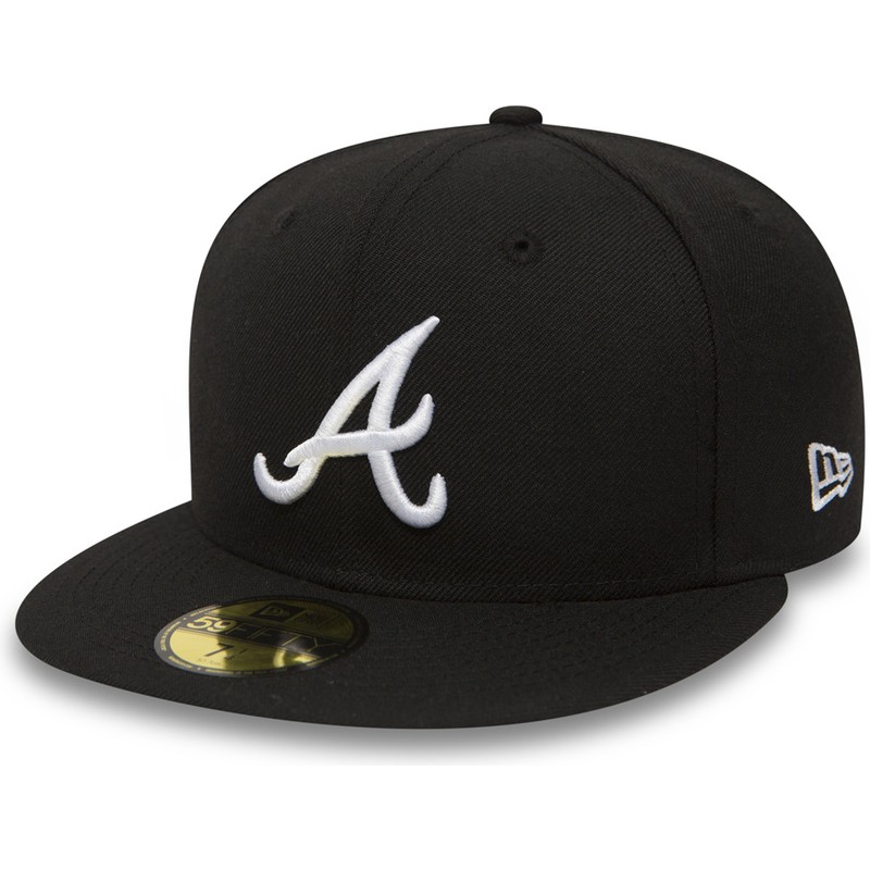 new-era-flat-brim-59fifty-essential-atlanta-braves-mlb-fitted-cap-schwarz