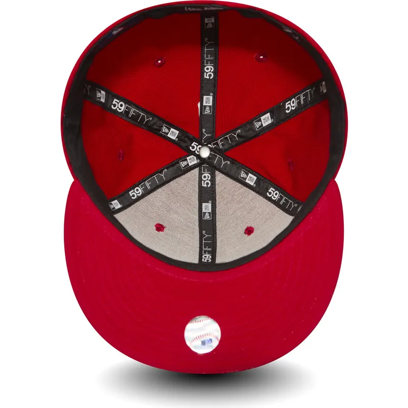 los-angeles-dodgers-mlb-59fifty-essential-rod-anpassad-flat-keps-fran-new-era