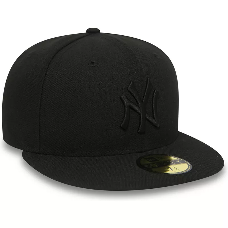 Gorra negra ajustada Black on Black de New York Yankees MLB de New Era: Caphunters.ch