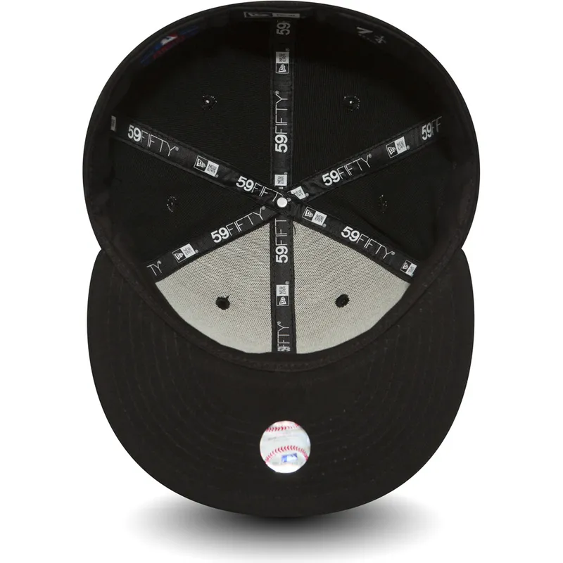 new-era-new-york-yankees-mlb-59fifty-black-on-black-justerbar-svart-flat-keps