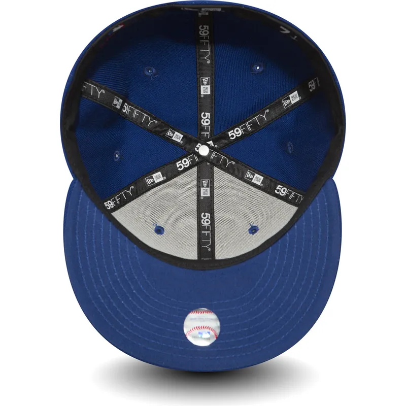 cappelli-piatta-blu-regolato-59fifty-essential-dei-new-york-yankees-mlb-di-new-era