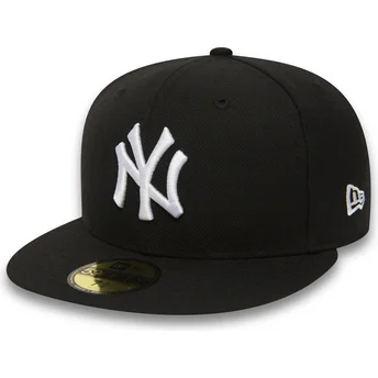 Płaska czapka czarna obcisła 59FIFTY Essential New York...