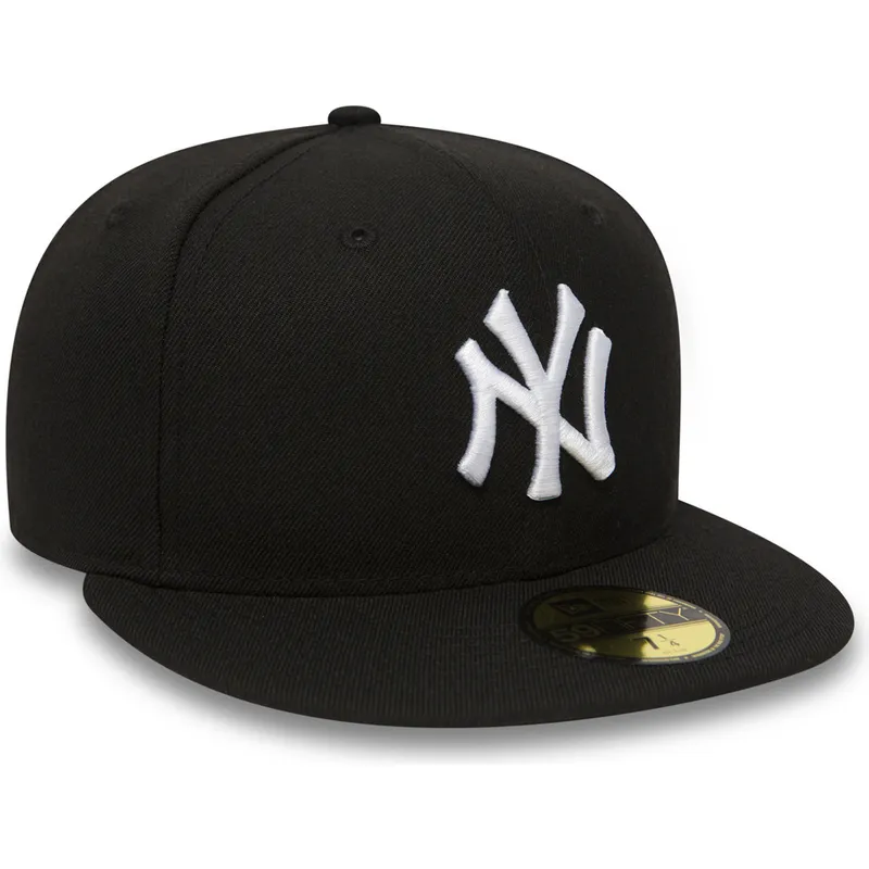 new-era-59fifty-essential-sort-justerbar-flad-kasket-med-new-york-yankees-mlb