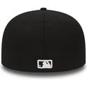 schwarze-enganliegende-59fifty-essential-flatcap-der-new-york-yankees-mlb-von-new-era