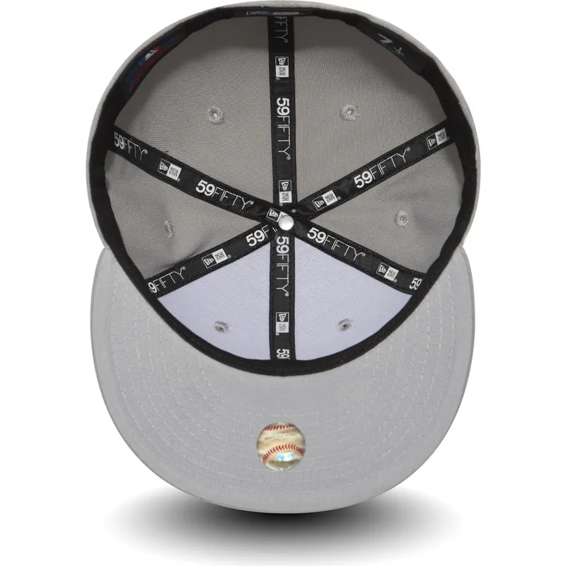 cappelli-piatta-grigio-regolato-59fifty-essential-dei-new-york-yankees-mlb-di-new-era