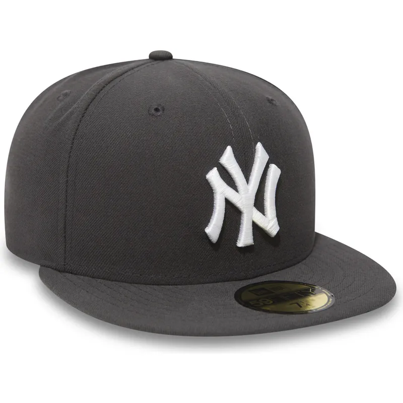 cappello-piatto-pietra-regolato-59fifty-essential-dei-new-york-yankees-mlb-di-new-era