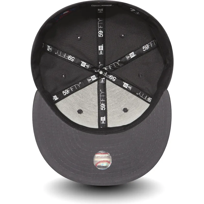 flache-steingraue-angepasste-59fifty-essential-kappe-der-new-york-yankees-mlb-von-new-era