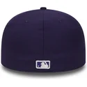 cappellino-piatto-viola-aderente-59fifty-essential-dei-new-york-yankees-mlb-di-new-era
