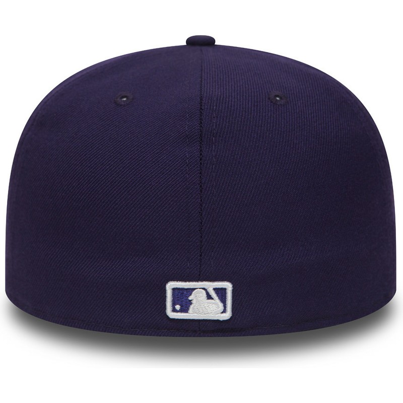 New Era 59fifty Tritone basic noir rouge violet gris plat pic casquette chapeau montés 
