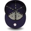 cappellino-piatto-viola-aderente-59fifty-essential-dei-new-york-yankees-mlb-di-new-era