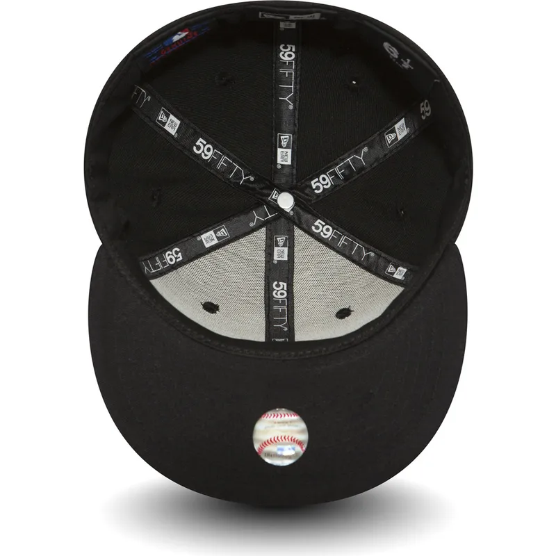 cappelli-piatta-nero-regolato-per-bambino-59fifty-essential-dei-new-york-yankees-mlb-di-new-era
