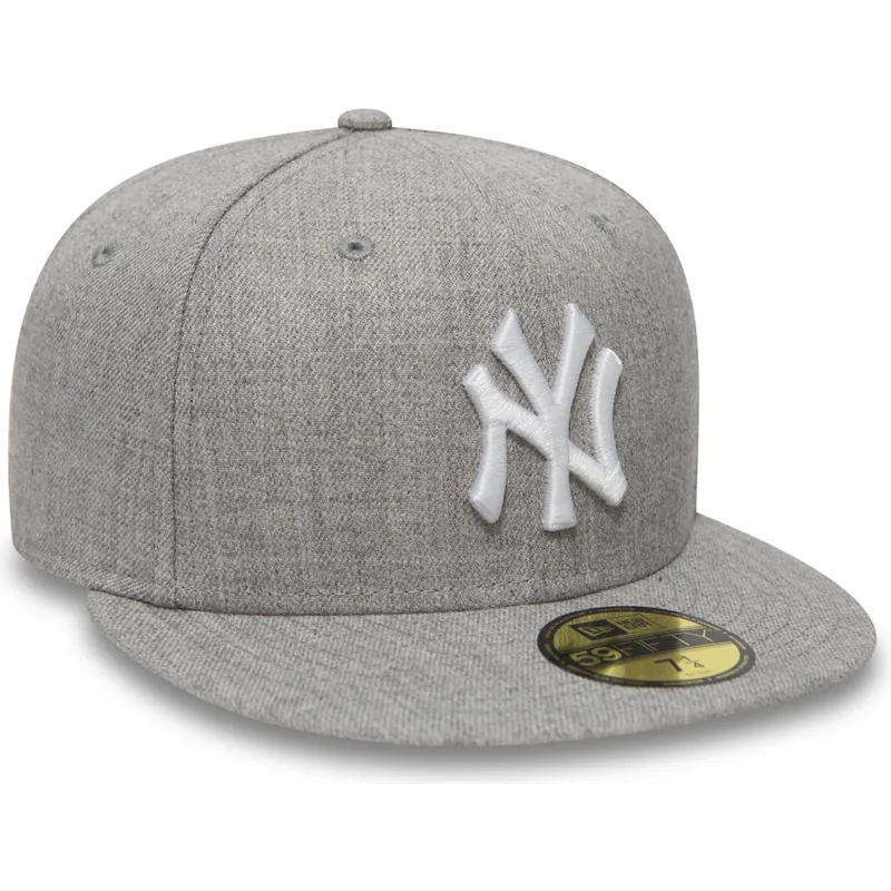 cappello-piatto-grigio-regolabile-59fifty-essential-dei-new-york-yankees-mlb-di-new-era