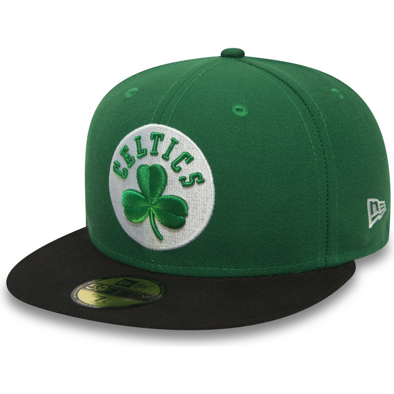Cappellino visiera piatta verde aderente 59FIFTY Essential di Boston  Celtics NBA di New Era: Caphunters.ch