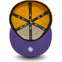 gul-fitted-59fifty-essential-flad-kasket-fra-los-angeles-lakers-nba-af-new-era