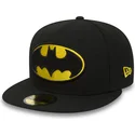 59fifty-batman-character-essential-warner-bros-schwarze-angepasste-flachkappe-von-new-era