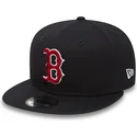 justerbar-morkbla-platt-keps-9fifty-essential-boston-red-sox-mlb-fran-new-era