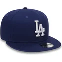 cappellino-piatto-blu-regolabile-9fifty-essential-dei-los-angeles-dodgers-mlb-di-new-era