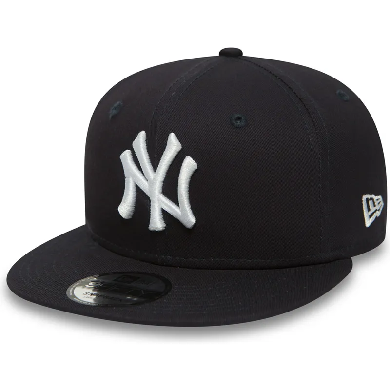 new-era-new-york-yankees-mlb-9fifty-essential-justerbar-marinebla-flat-kasket