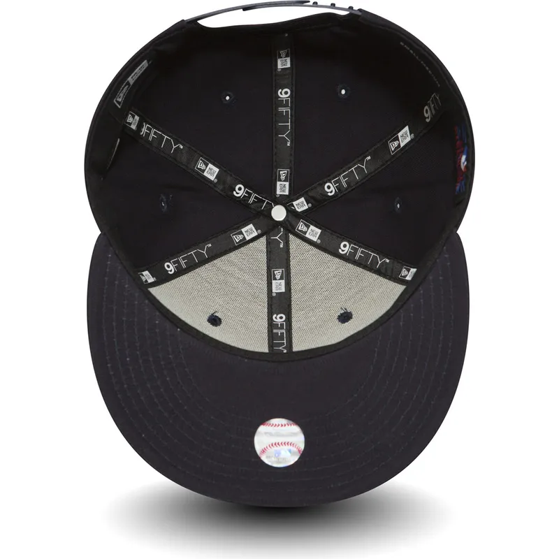 new-era-new-york-yankees-mlb-9fifty-essential-justerbar-marinebla-flat-kasket