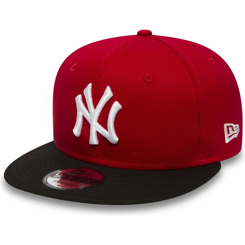 Era Flat Brim Cotton Block New York Yankees MLB Snapback Cap Caphunters.ch