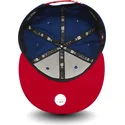 mutzen-flach-blau-snapback-ajustable-9fifty-cotton-block-der-new-york-yankees-mlb-von-new-era